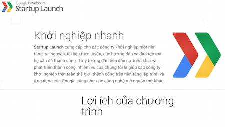 Google hướng dẫn giới lập trình Việt, google developer