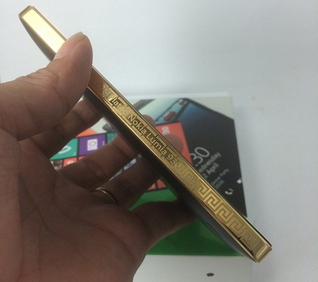 lumia 930, lumia mạ vàng, lumia vàng 24k