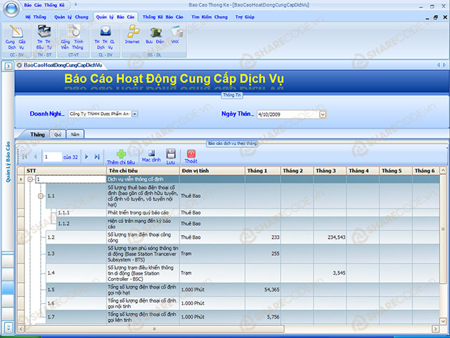 đồ án báo cáo quản lý CNTT của một tỉnh, code thống kê vật tư cntt,  code báo cáo thống kê CNTT C#, quản lý vật tư CNTT, quản lý thống kê vật tư CNTT C#