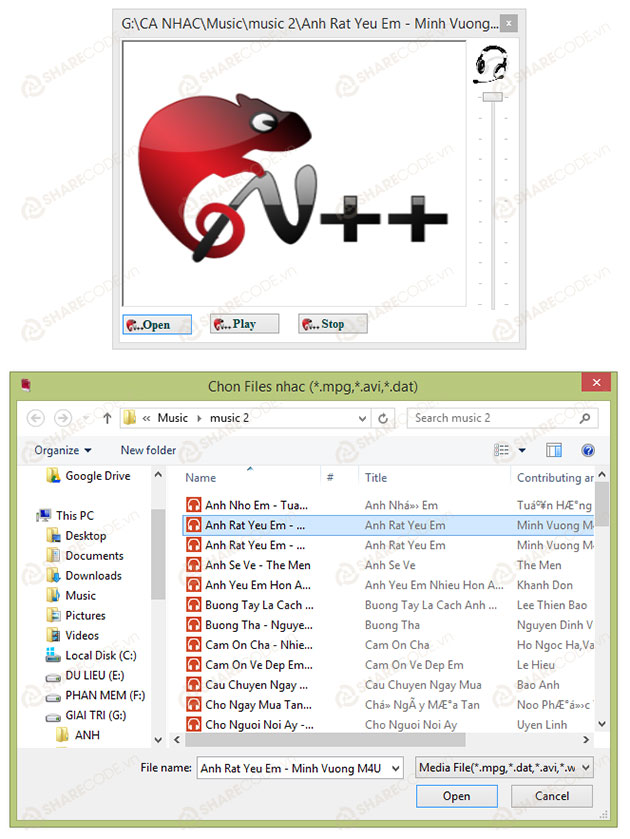 Code chương trình nghe nhạc đơn giản, đồ án ứng dụng nghe nhạc, code ứng dụng nghe nhạc mp3, code chương trình mở nhạc C#, code ứng dụng nghe nhạc MP3