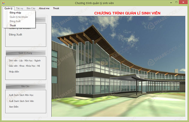 code chương trình quản lý sinh viên, đồ án quản lý sinh viên,  code quản lý học sinh sinh viên C#, code quản lý nhà trường, code quản lý sinh viên C#
