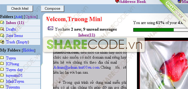 Code thư điện tử Mailling system,thư điện tử Mailling,gửi và nhận thư,gửi email,quản lý thư điện tử Mailling