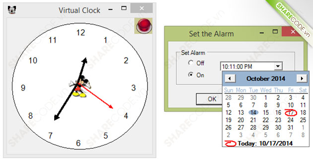 Code đồng hồ đặt lịch báo thức,code đồng hồ,code đồng hồ báo thức,code đặt lịch báo thức C#,code quản lý thời gian C#