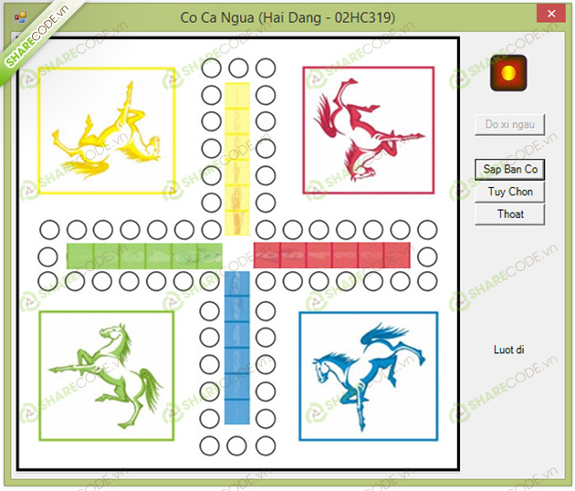 Code game cờ cá ngựa full code, Game cờ cá ngựa C#, Code game cá ngựa, chơi game cá ngựa, mã nguồn code game C# cờ cá ngựa