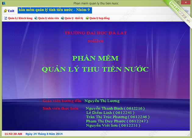 Source code quản lý thu tiền nước,code quản lý điện nước,code quản lý đồng hồ đo nước,quản lý và thu tiền nước C#,code quản lý tiền điện nước