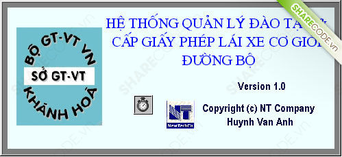 quản lý sát hạch giấy phép lái xe,quản lý đào tạo lái xe VB,code quản lý sát hạch lái xe VB,download code quản lý đào tạo lái xe,đào tạo và sát hạch lái xe