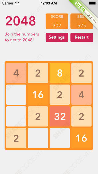 Source code game 2048,code game ios 2048,code game hot 2048,code game 2048,download code game 2048 new