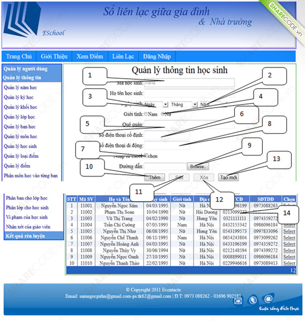 quản lý sổ liên lạc điện tử,code quản lý sổ liên lạc điện tử,code quản lý học sinh,code quản lỷ sổ liên lạc học sinh,web quản lý sổ liên lạc điện tử