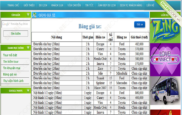 website giới thiệu công ty du lịch,web giới thiệu công ty,web quảng bá công ty du lịch,web giới thiệu tour du lịch ASP.Net,code website quản bá du lịch