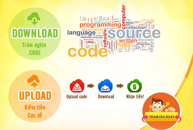 sharecode upload code kiến tiền